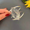 Clear crystal marquise gold cuff bracelet