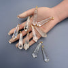 Crystal wand pendant