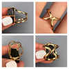 Black tourmaline ring
