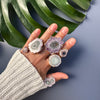 Medium amethyst stalactite ring