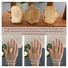 Freeform faceted yellow druzy geode ring
