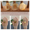 Freeform faceted yellow druzy geode ring
