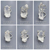 Lemurian crystal point ring
