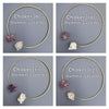 Rosette amethyst & crystal cluster choker