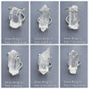 Lemurian crystal point ring