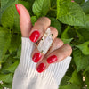 Lemurian crystal point ring