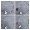 Rosette amethyst & crystal cluster choker
