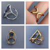 Blue kyanite ring