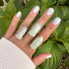 Aquamarine point ring