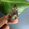 Oversized faceted smoky quartz cocktail ring