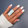 Larimar rectangle cabochon ring
