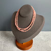 Double wrap rhodochrosite necklace