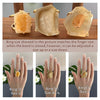 Freeform faceted yellow druzy geode ring