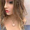 Crystal hexagon pendant