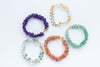 peach moonstone onion drops bracelet