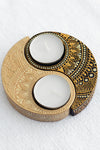 Mémoire Brodée tea light candle holder