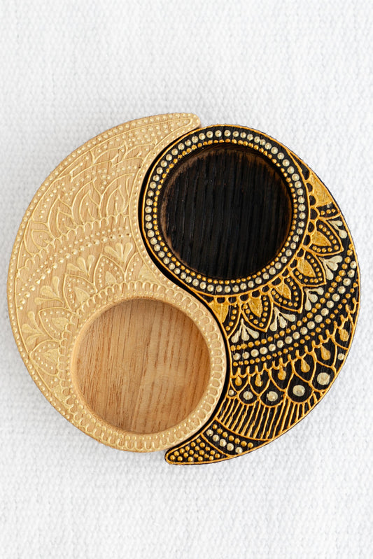 Mémoire Brodée tea light candle holder