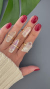 Small lemurian aura point ring