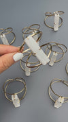Selenite cuff bracelet