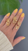 Duo citrine ring