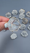 Crystal hexagon ring
