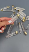 Large lemurian point pendant