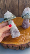 Small druzy amethyst mushroom