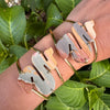 Mookaite snake cuff bracelet
