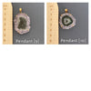 Medium amethyst stalactite pendant