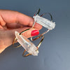 Lemurian point cuff bracelet