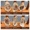 Medium raw crystal gem ring