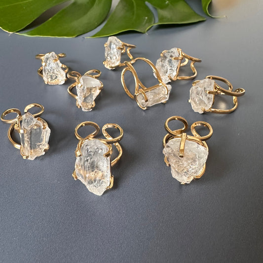 Small crystal ring