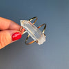 Lemurian point cuff bracelet