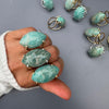 Amazonite marquise cabochon ring