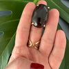 Smoky quartz oval ring