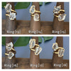 Duo crystal ring