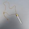 Large lemurian point pendant