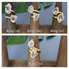 Duo crystal ring
