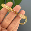Shaded citrine heishi knotted necklace