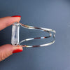 Lemurian point cuff bracelet