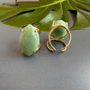 Green quartz marquise ring
