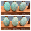 Amazonite oval cabochon ring