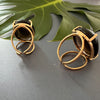 Smoky quartz oval ring