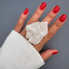 Oversized statement crystal cluster ring