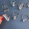 Lemurian point cuff bracelet