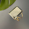 Hematite rectangle cuff bracelet