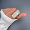 Aquamarine point ring