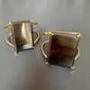 Hematite rectangle cuff bracelet