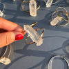 Lemurian point cuff bracelet