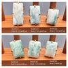 Larimar rectangle cabochon ring